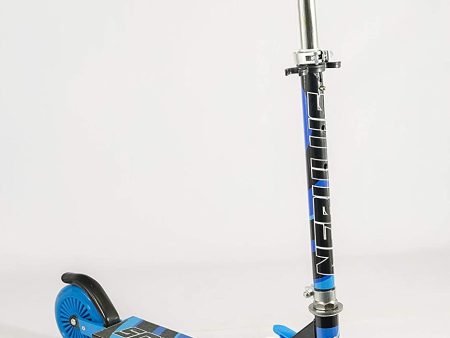 Ozbozz Children s Blue and Black Nebulus Scooter Chrome Finish Sale