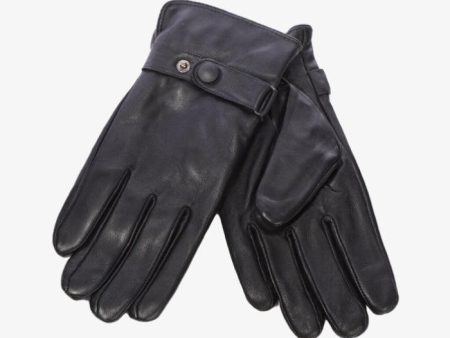 Mens Leather Gloves BLK on Sale