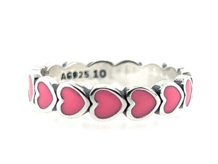 Pink hearts ring Online Sale