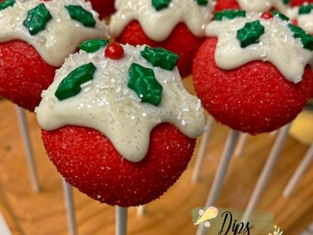 1 dozen Christmas Cake Pops, Holiday cake pops Discount