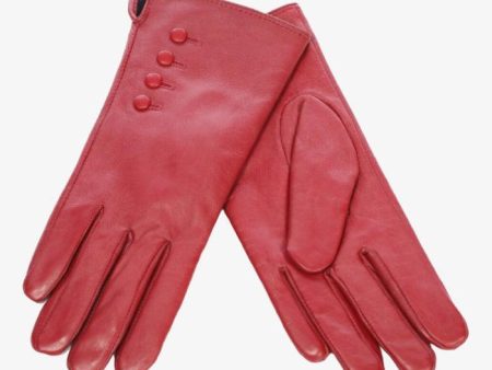 Womens Red Leather Gloves For Cheap