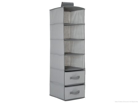 6 Shelf Storage with 2 Drawers on Sale