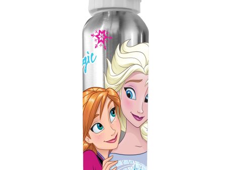 Disney Frozen Aluminium Silver Drinks Bottle 500ml Discount