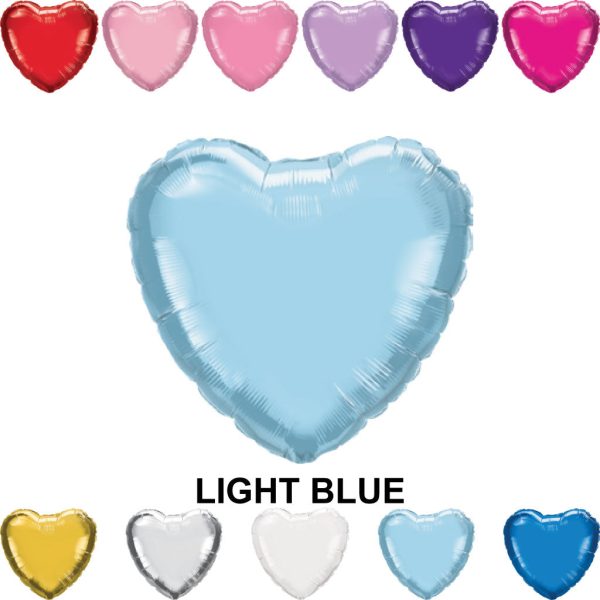 18  Heart Mylar Balloons (Foil) For Sale