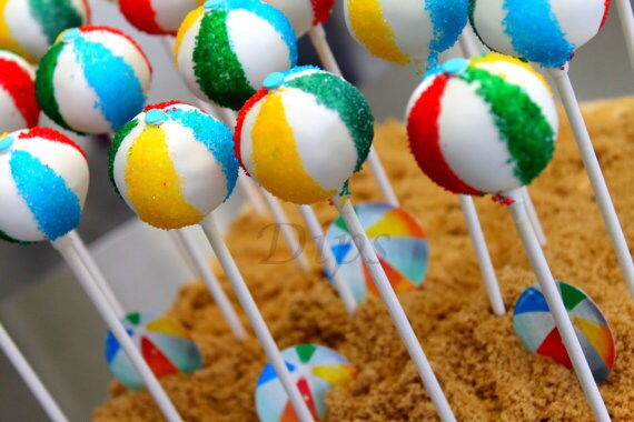 Beach Ball Cake Pops Online