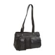 Leather 3 Compartment Handbag Cheap