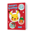 Pokémon Personalised  Season s Greetings  Christmas Card Discount