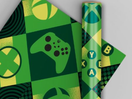 XBOX 2 Sheets & 2 Tags Gift Wrap Online