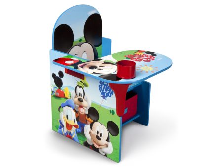 Mickey Mouse Chair Desk with Storage Bin Supply