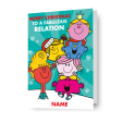 Mr Men & Little Miss Personalised  Fabulous  Christmas Card Online now