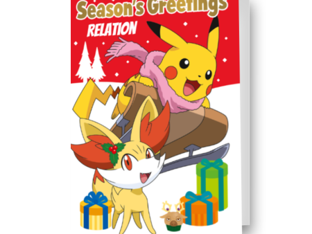 Pokémon Personalised Christmas Card Hot on Sale