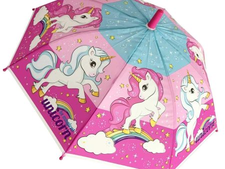 Children s Kids Unicorn POE Umbrella School on Sale