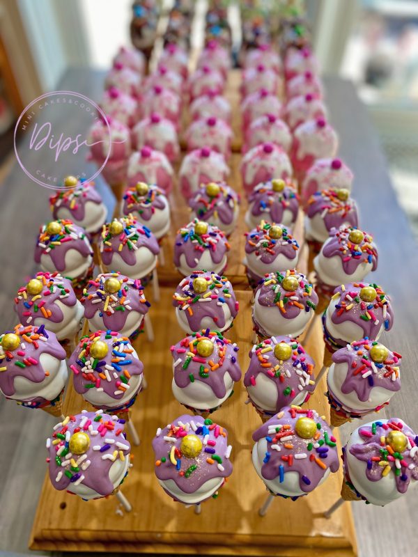 Ice Cream Cone Cake Pop  Party bundle Hot on Sale