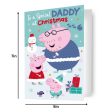 Peppa Pig Daddy Christmas Card on Sale