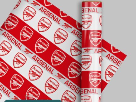 Arsenal FC 3m Roll Wrapping Paper Fashion