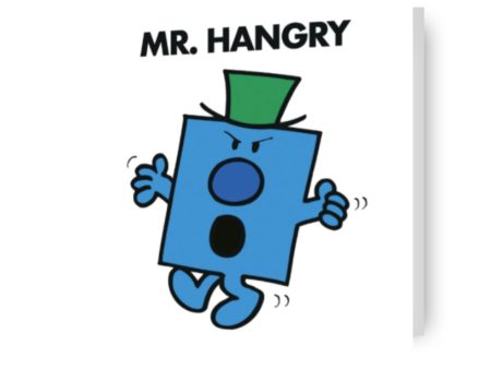 Mr Men & Little Miss Personalised  Mr Hangry  Birthday Card Online Sale