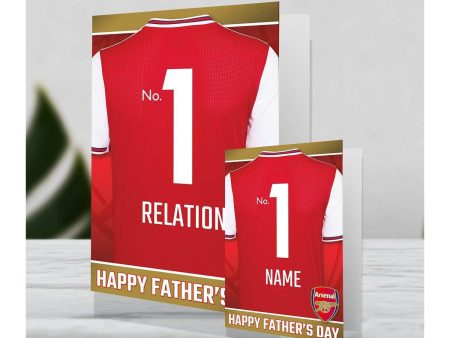 Arsenal FC Personalised Giant Father s Day Card Discount