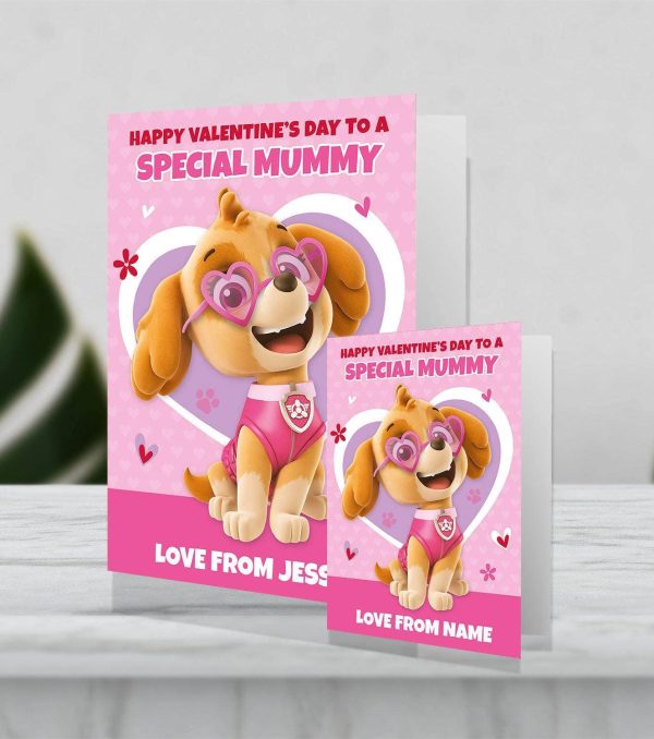 Paw Patrol Giant Personalised  Mummy  Valentine s Day Card Discount