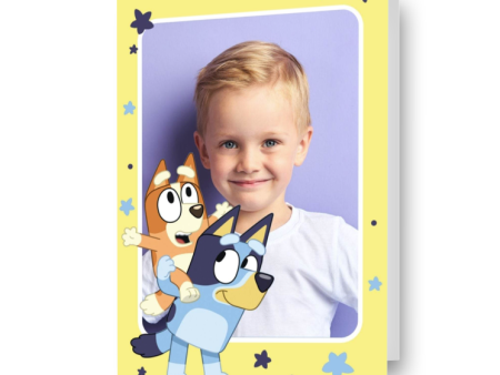 Bluey Personalised Photo Birthday Card Hot on Sale