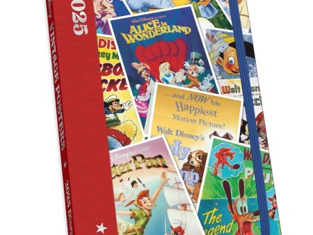 DISNEY VINTAGE POSTERS 2025 A5 DIARY Online Sale