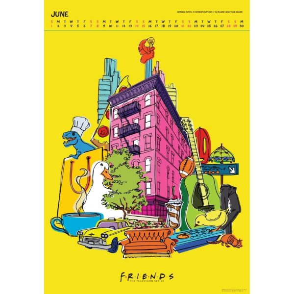 FRIENDS 2025 A3 DELUXE CALENDAR Discount