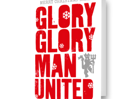 Manchester United FC Personalised Christmas Card Online