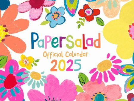 PAPER SALAD 2025 SQUARE CALENDAR For Sale