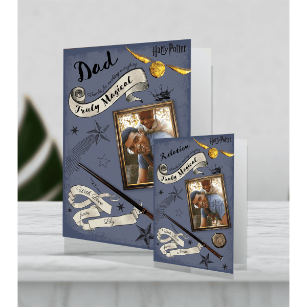 Harry Potter Giant Personalised Father s Day Photo Card Supply