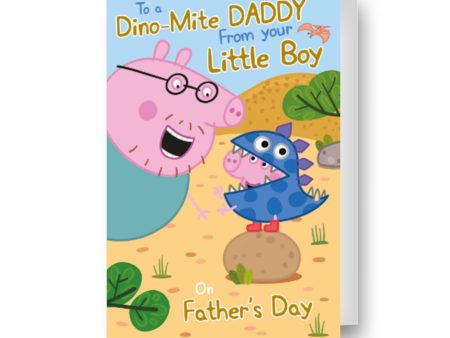 Peppa Pig Father s Day Card  From Your Little Boy  Discount