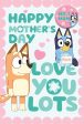 BLUEY MOTHER S DAY CARD WITH BADGE Sale