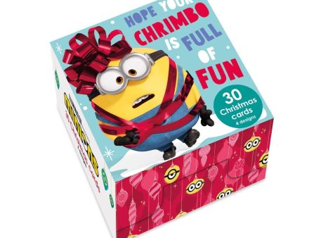 Minions Christmas Multipack of 30 Cards Supply