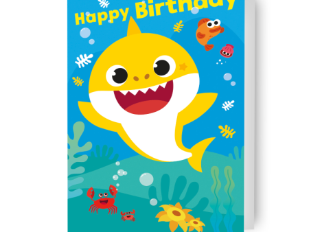 Baby Shark General Birthday Card For Cheap