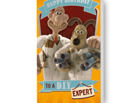 Wallace & Gromit  D.I.Y Expert  Birthday Card For Sale