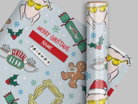 Friends Personalised Christmas Wrapping Paper Hot on Sale