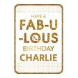 Strictly Come Dancing Personalised  Fabulous  Birthday Card For Cheap