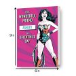 Wonder Woman Personalised  Galentine s  Valentine s Day Name Card Online