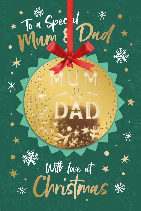 Kate Smith Mum & Dad Parents Christmas Card Online Hot Sale