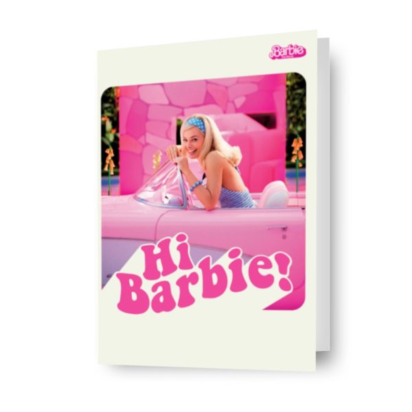 Barbie Movie Personalised  Hi Barbie  Birthday Card For Discount