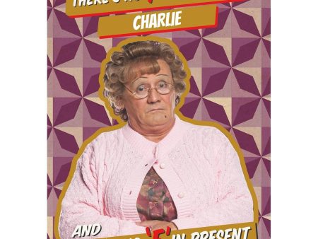 Mrs Brown s Boys Personalised Birthday Card Online