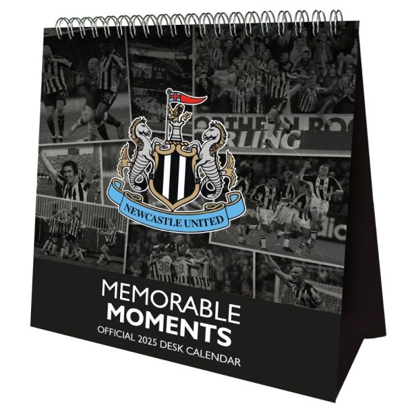 NEWCASTLE UNITED FC 2025 DESK EASEL CALENDAR Online now