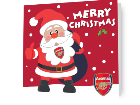 Arsenal FC Christmas Card For Sale