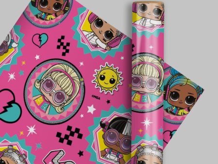 LOL Surprise 4m Roll Wrapping Paper For Discount