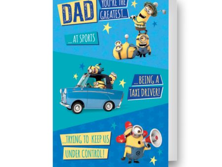 Despicable Me Minions  Dad you re The Greatest...  Father s Day Card Online Sale