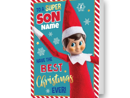 Elf On The Shelf Personalised  Have The Best Christmas Ever!  Christmas Card Hot on Sale