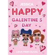 LOL Surprise Personalised  Galentine s  Valentine s Day Card Fashion