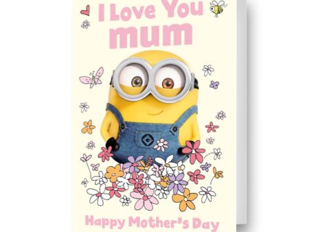 Despicable Me Minions  I Love You  Personalised Mother s Day Card Online