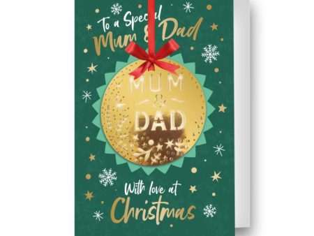 Kate Smith Mum & Dad Parents Christmas Card Online Hot Sale