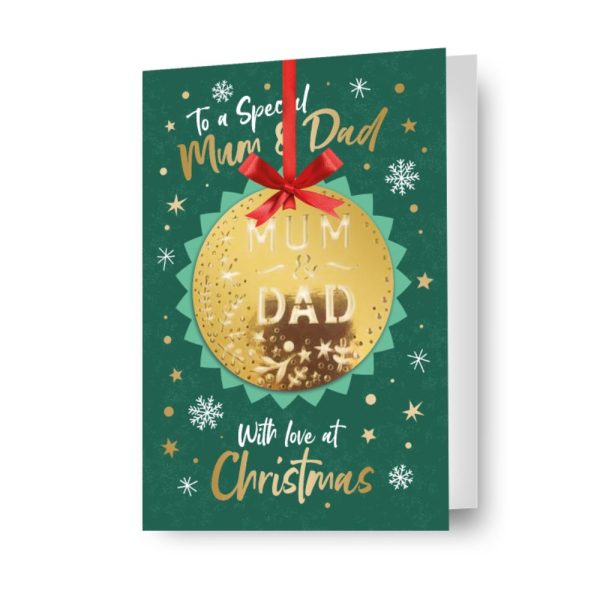 Kate Smith Mum & Dad Parents Christmas Card Online Hot Sale