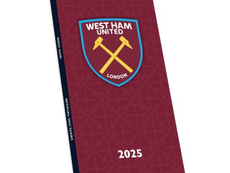 WEST HAM UNITED FC 2025 SLIM DIARY Supply