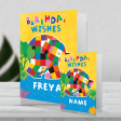 Elmer The Patchwork Elephant Giant Personalised  Birthday Wishes  Birthday Card For Sale